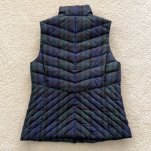 Talbots tartan puffer vest - Picture 2 of 6
